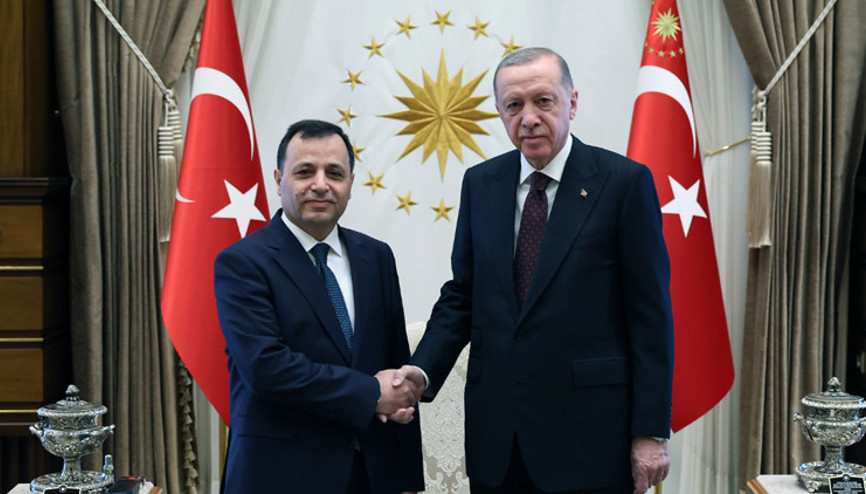 Cumhurbaşkanı Erdoğan, AYM Başkanı Zühtü Arslanı kabul etti