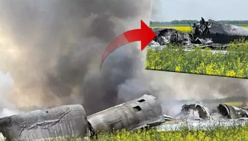 Rusya’da Tu-22M3 bombardıman uçağı düştü Ukrayna ve Rusyadan peş peşe açıklamalar