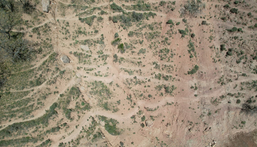 Tokatta kırılmanın olduğu fay hattı görüntülendi Tokatta kırılmanın olduğu fay hattı görüntülendi