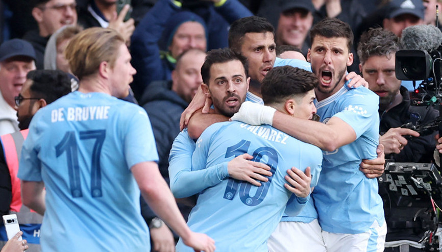 FA Cupta ilk finalist Manchester City oldu