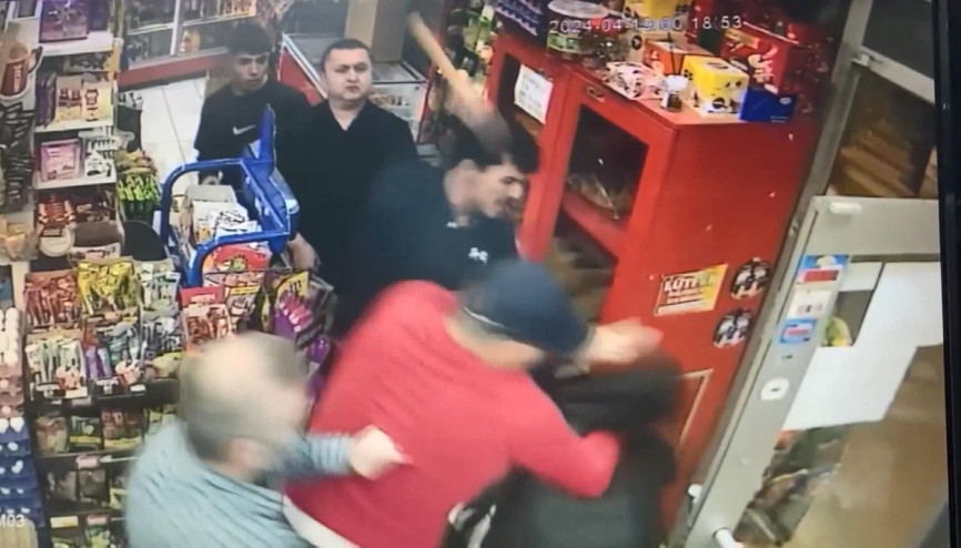 Sopalı intikam O anlar kamerada