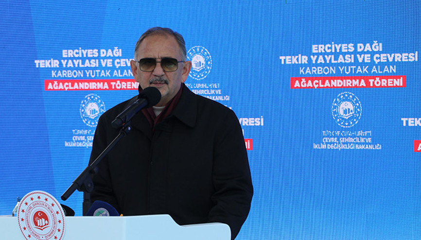 Çevre, Şehircilik ve İklim Değişikliği Bakanı Mehmet Özhaseki: Orman varlığını büyüten ender ülkelerden biriyiz