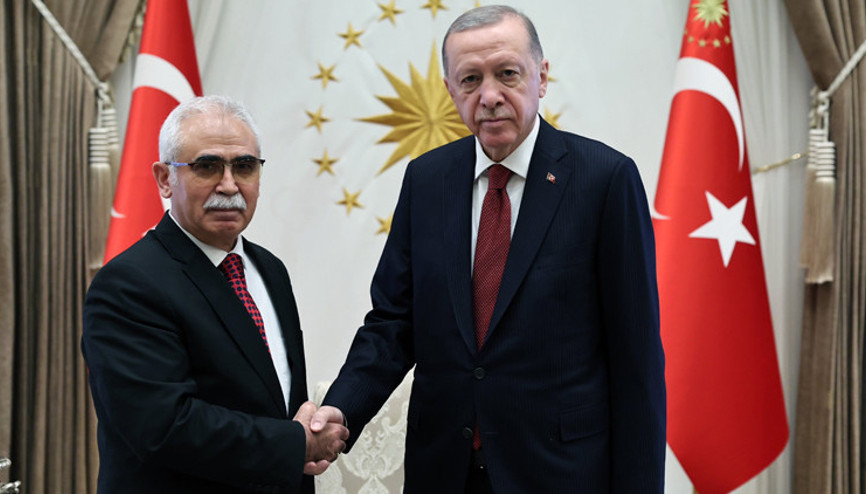 Cumhurbaşkanı Erdoğan, AYM Başkanı Özkayayı kabul etti