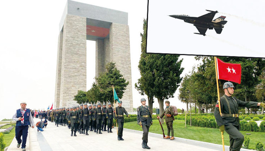 Çanakkale Kara Savaşları... Şehitlere 109. yıl anması