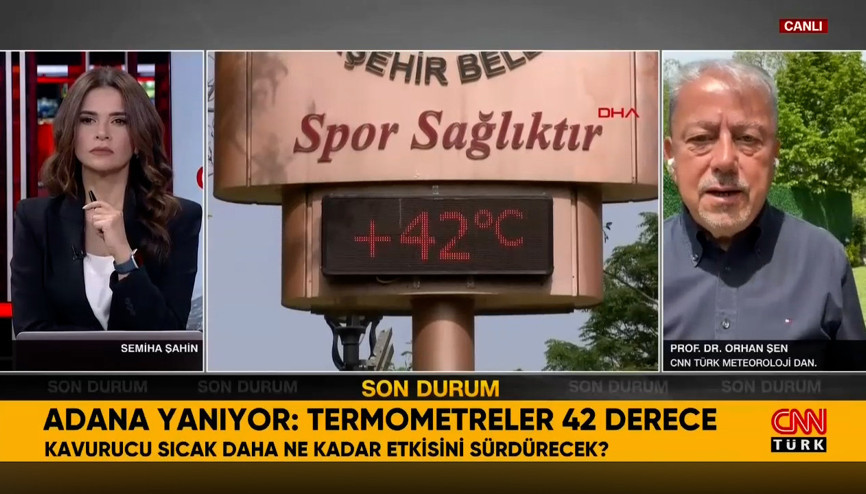 Prof. Dr. Orhan Şenden aşırı sıcak hava uyarısı Prof. Dr. Orhan Şenden aşırı sıcak hava uyarısı