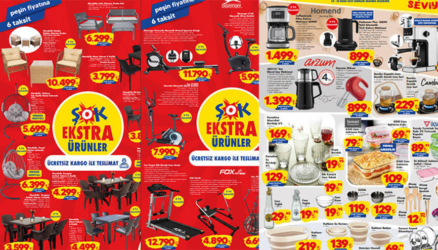 ŞOK AKTÜEL 25-30 NİSAN 2024 KATALOĞU-İndirimli ürünler listesi || ŞOKta bu hafta neler var Bahçe takımları, pilates ve spor ekipmanları, mutfak ürünleri ŞOK marketlerde
