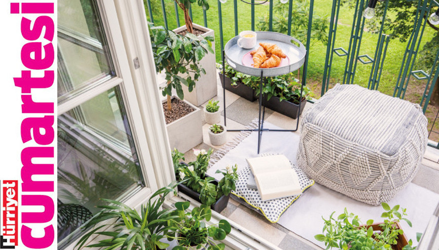 Hadi balkona, bahçeye çıkalım