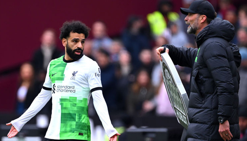 Liverpoola bir darbe daha Salah ile Klopp maç sırasında tartıştı