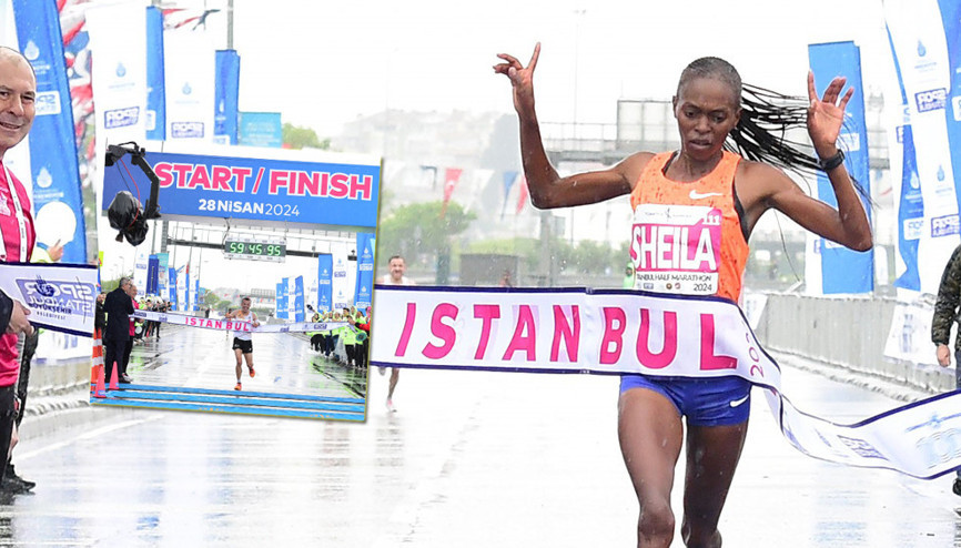 19. İstanbul Yarı Maratonunu erkeklerde Hicham Amghar, kadınlarda Sheila Chelangat kazandı