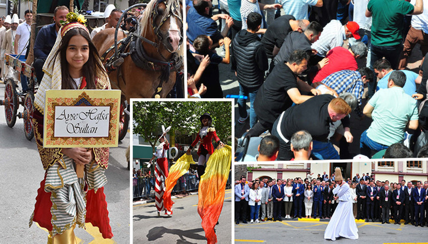Manisadaki festivalde 7 ton mesir macunu dağıtıldı
