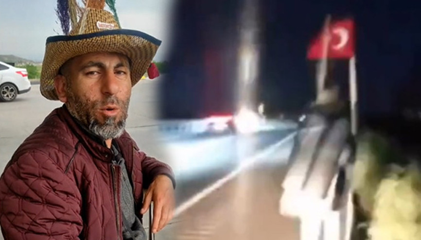 Yol kenarında canlı yayın yaparken kamyon çarpmıştı Feci ölüm kamerada Yol kenarında canlı yayın yaparken kamyon çarpmıştı Feci ölüm kamerada