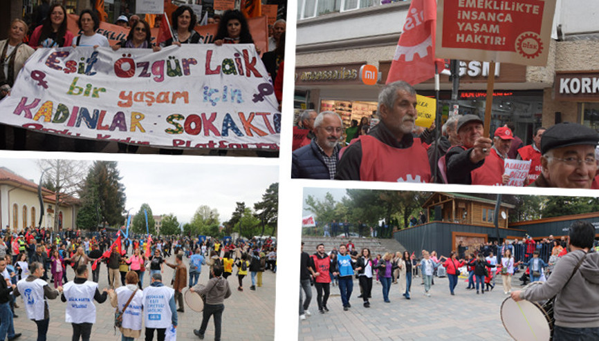 1 Mayıs Emek ve Dayanışma Günü kutlanıyor... Yurttan 1 Mayıs manzaraları
