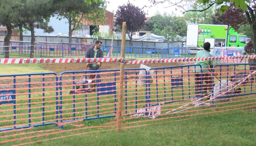 Küçükçekmecede Edanur Gezerin ölümüne neden olan çukur kapatıldı