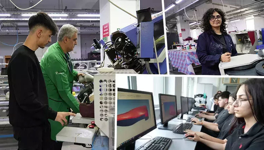 Türkiye’nin ilk ayakkabı üreten lisesi