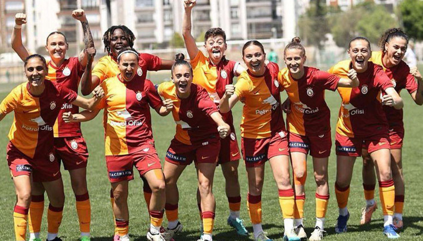 Kadın Futbol Süper Liginde şampiyon Galatasaray