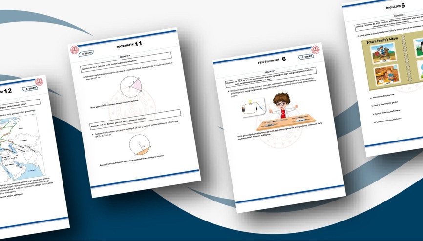 Yazılı sınavlar için örnek sorular yayımlandı