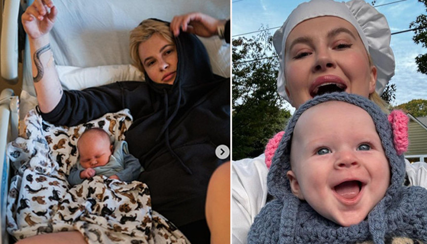 Aylarca yüzünü sakladığı kızını sonunda gösterdi... Sekiz çocuklu dedesinin kopyası