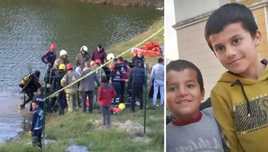 Başakşehirde gölette boğulan iki kardeşin acı hikayesi