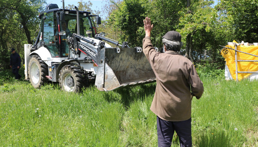 Boluda At Yaylasında yıkım gerginliği
