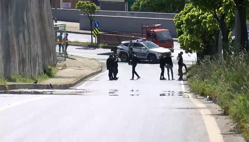 Başakşehirde el yapımı bomba paniği Çok sayıda ekip sevk edildi