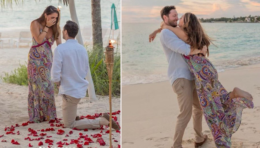 Sevgilisi önünde diz çökünce gözyaşlarına boğulmuştu... Herkes gelinliğini merak ediyor