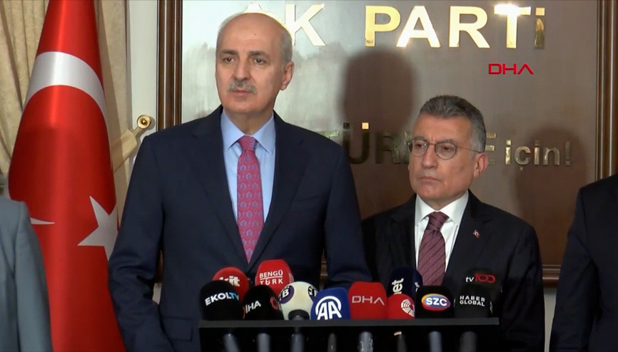 TBMM Başkanı Kurtulmuştan AK Parti TBMM Grubunu ziyaret