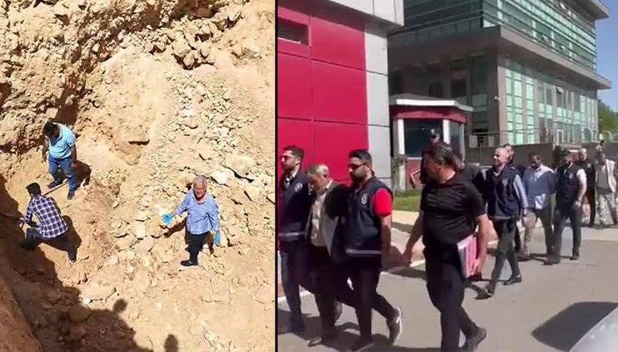 16 yıldır kayıp olarak aranıyordu...  Yakılarak 6 metre derinliğe gömüldüğü ortaya çıktı