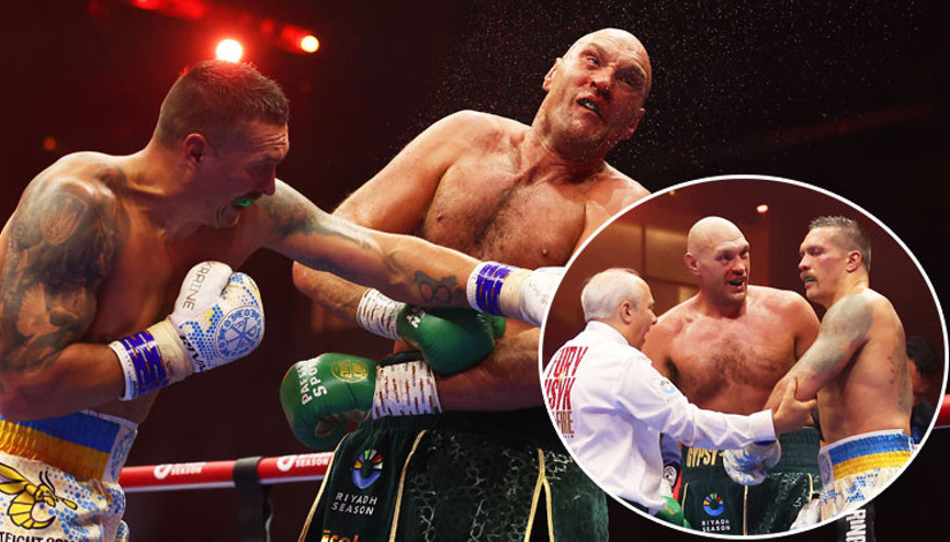Merakla beklenen Tyson Fury - Oleksandr Usyk maçı hakem kararıyla bitti, Usyk tarihe geçti Ülkesi savaşta olduğu için... Merakla beklenen Tyson Fury - Oleksandr Usyk maçı hakem kararıyla bitti, Usyk tarihe geçti Ülkesi savaşta olduğu için...