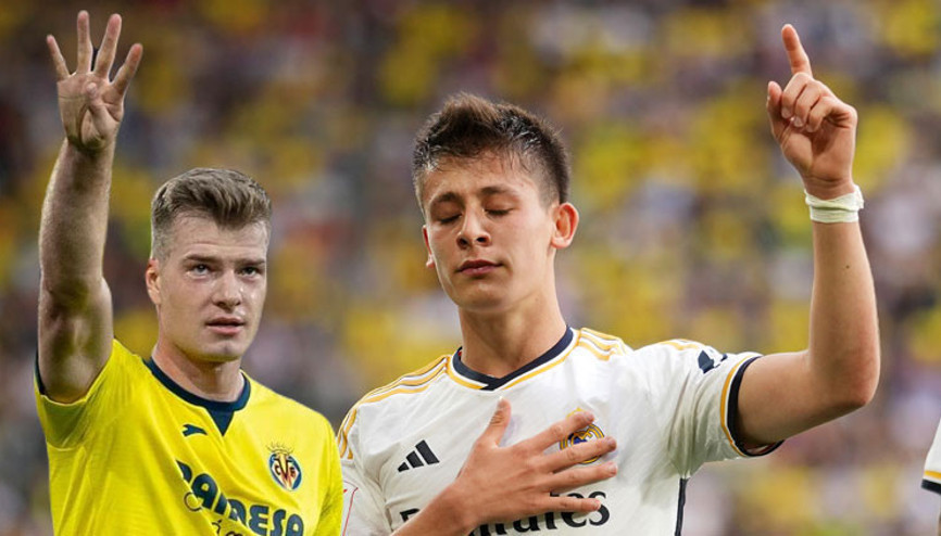 Villarreal - Real Madrid maçında Arda Güler ve Sörloth damgası 25 yıl sonra ilki başardı, Fenerbahçeyi kutladı