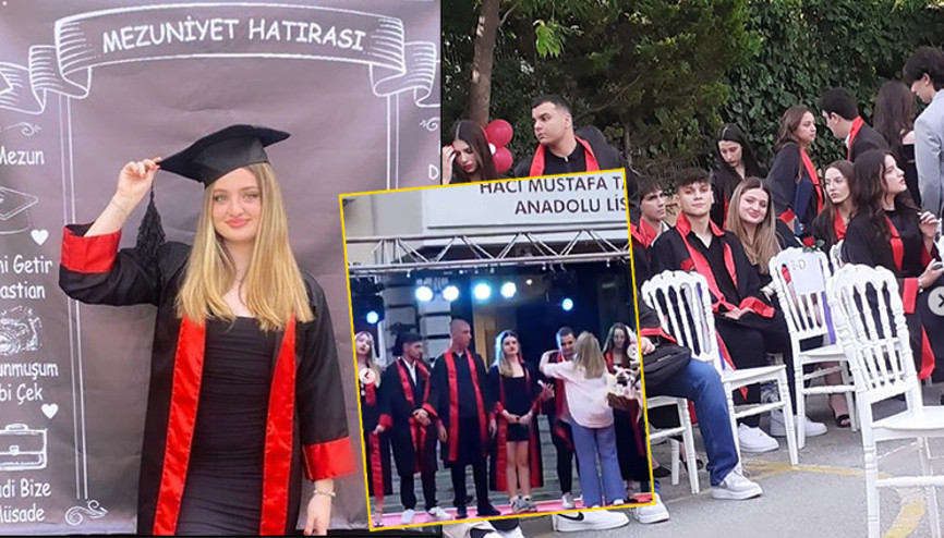 Ünlü sanatçının gurur günü... Kızım liseden mezun oldu