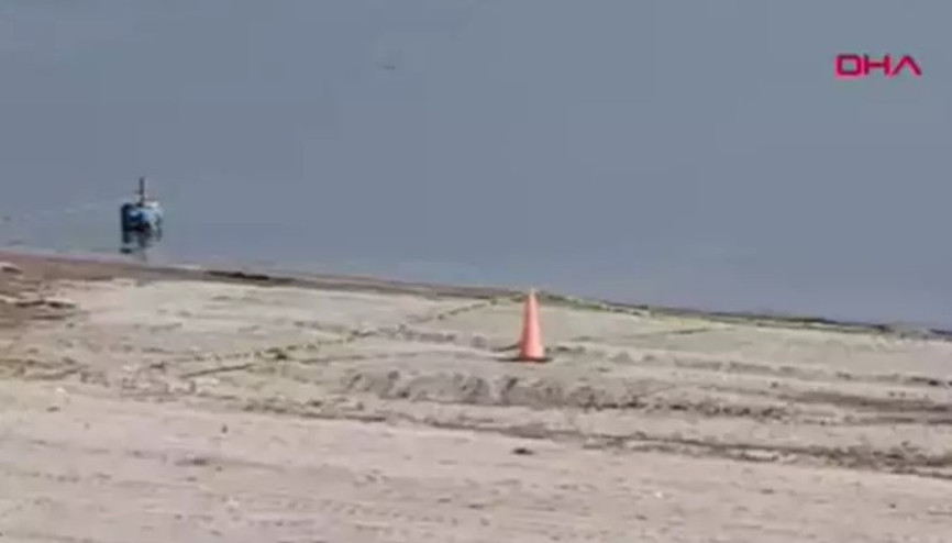 Eğirdir Gölü kıyısında el bombaları bulundu, plaj girişe kapatıldı Eğirdir Gölü kıyısında el bombaları bulundu, plaj girişe kapatıldı