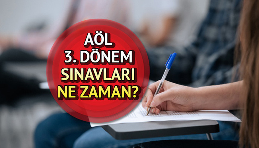 AÖL 3. DÖNEM SINAV TARİHLERİ 2024 || MEB AÖL 3. dönem sınavları ne zaman yapılacak, sınav giriş belgesi hangi tarihte yayınlanacak Açık Öğretim Lisesi sınavları yaklaşıyor