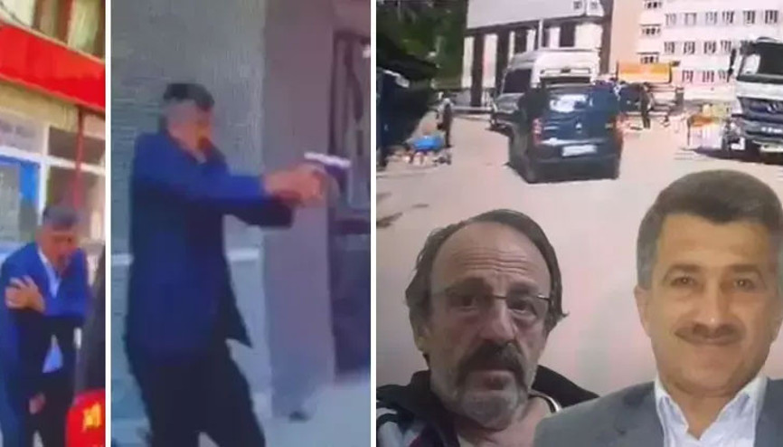 Rizede servis şoförü kurşun yağdırdı O anlar anbean kamerada