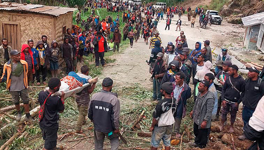 Papua Yeni Ginede acı bilanço: 300’den fazla kişi toprak altında