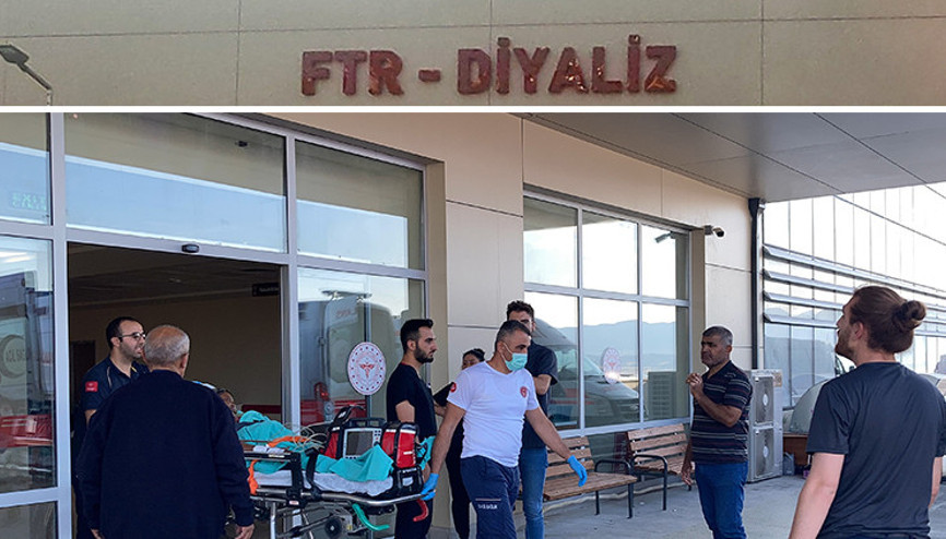 Burdurda 14 hasta entübe edildi Diyaliz merkezi kapatıldı