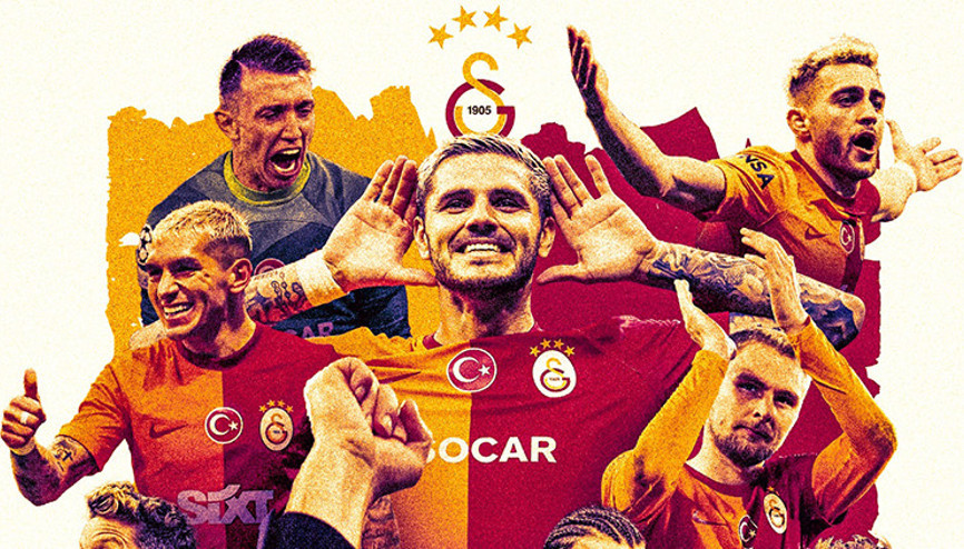 Süper Ligde şampiyon Galatasaray (Konyaspor 1-3 Galatasaray)