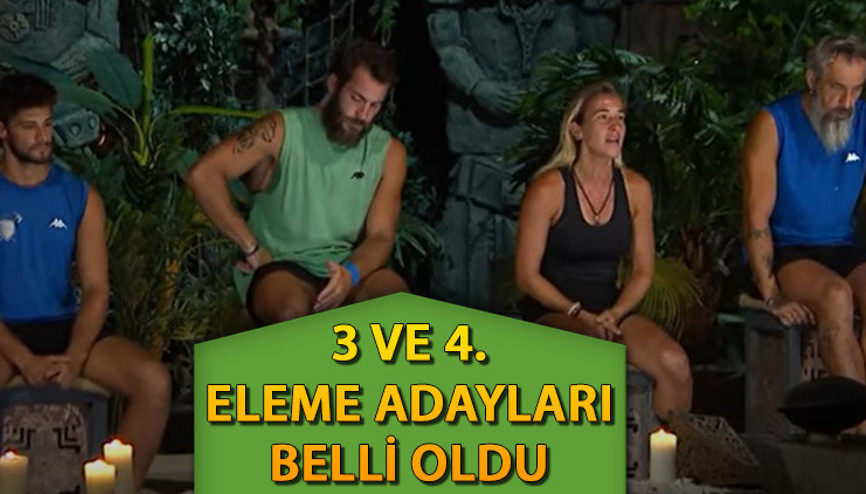 SURVIVOR ELEME ADAYLARI BELLİ OLDU 27 MAYIS | Survivor All Star 3. ve 4. eleme adayları kim oldu, dokunulmazlığı hangi takım kazandı Gerilim tavan yaptı  İşte eleme potasına giren isimler