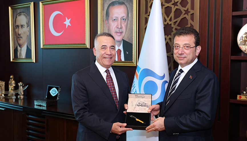 İstanbul Büyükşehir Belediye Başkanı İmamoğlu, Sultangazi Belediye Başkanı Dursun’u ziyaret etti