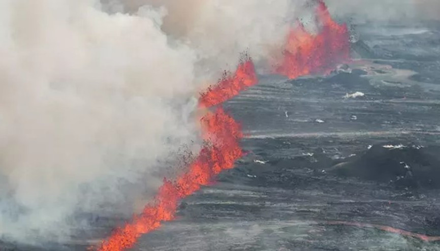 İzlandanın Reykjanes Yarımadasında 5. yanardağ patlaması