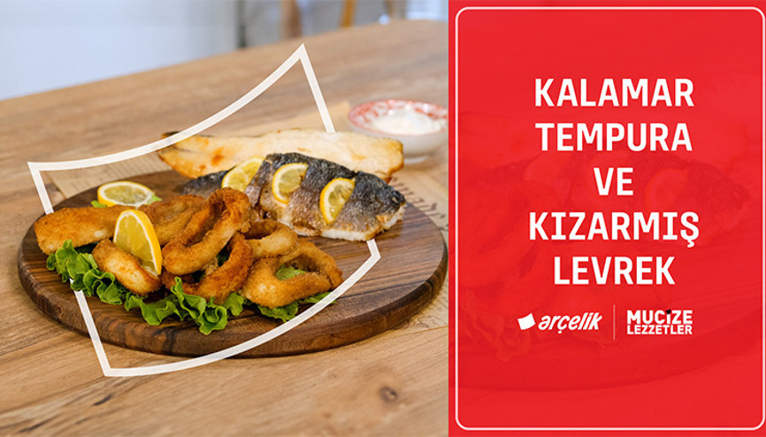 Kalamar tempura ve kızarmış levrek tarifi | Mucize Lezzetler