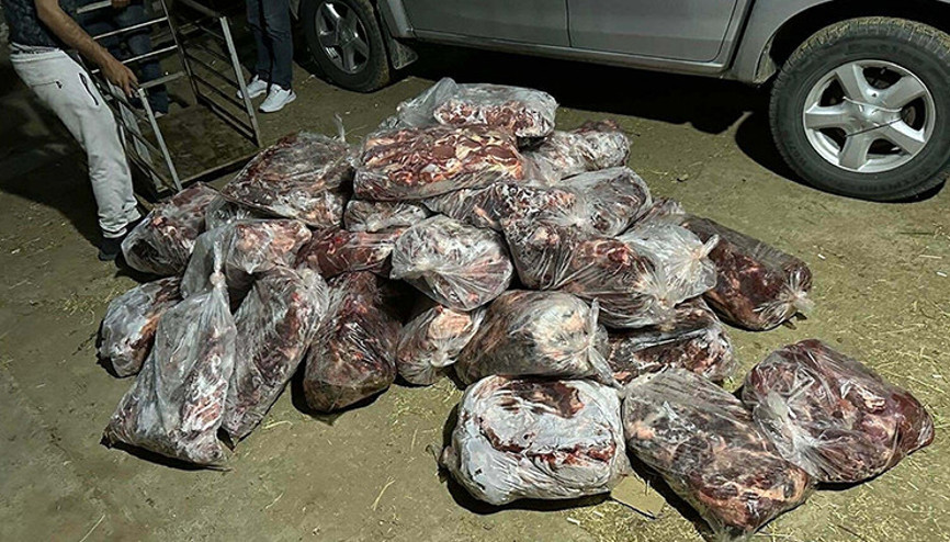 Aydında domuz eti baskını: 1 ton ele geçirildi