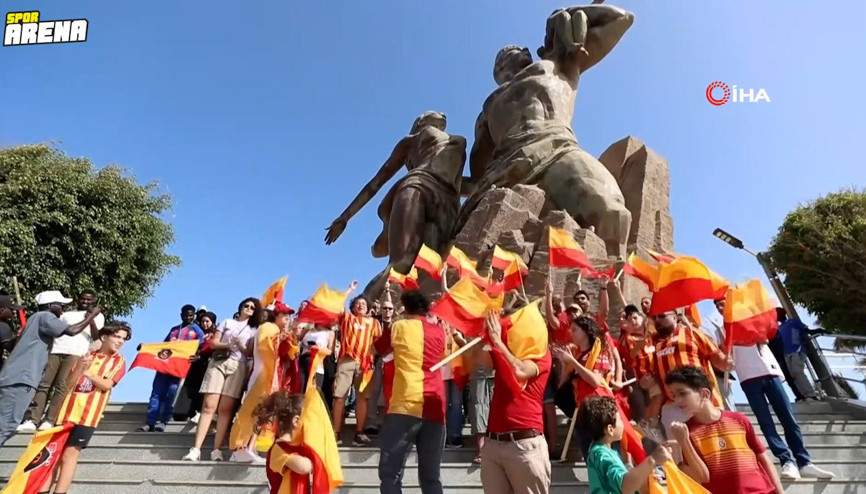 Afrikada Galatasarayın şampiyonluğu kutlandı