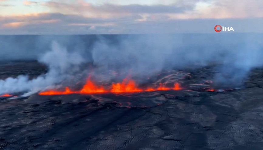 Hawaiideki Kilauea Yanardağı patladı
