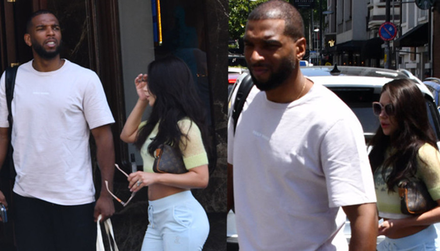 Ryan Babel sevgilisiyle Boğaz’da kahvaltıda