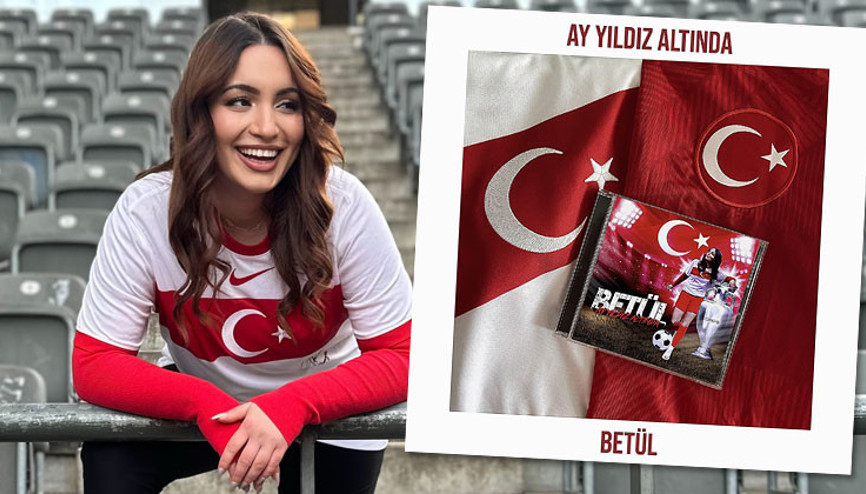 Milli takıma özel şarkı yaptı