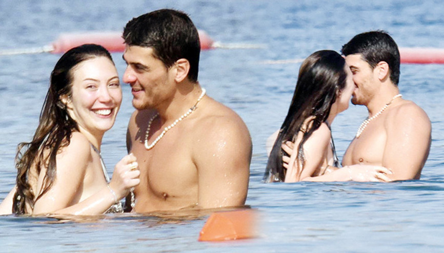 Yasmin Erbil ile Yiğit Poyrazın deniz keyfi