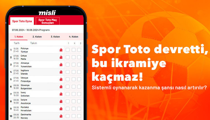 Spor Toto devretti, 30 milyon TLye koşuyor Yeni programa ait tüm detaylar burada... Spor Toto devretti, 30 milyon TLye koşuyor Yeni programa ait tüm detaylar burada...