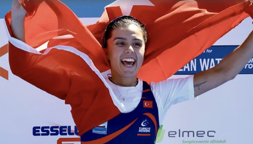 Fenerbahçeli Elis Özbay tarihe geçti Olimpiyatlarda ülkemizi temsil edecek ilk kadın kürek sporcusu...