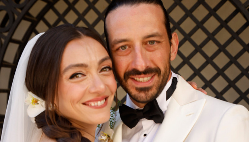 Ünlü oyuncu Merve Dizdar evlendi...Nikahtan ilk fotoğraflar