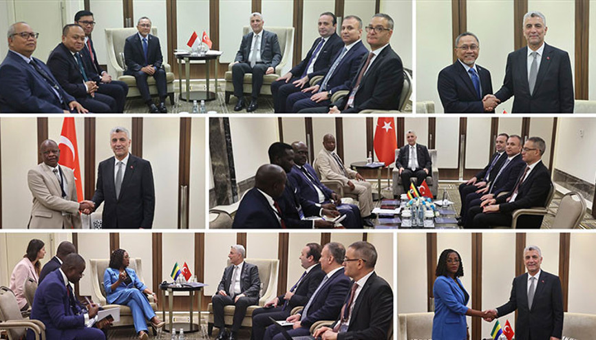 Bakan Bolat, Endonezyalı ve Gabonlu mevkidaşları ile görüştü